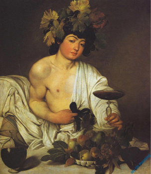 Bacchus. Caravaggio 1596